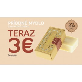 Mydlo Santalové Drevo - 99,9% prírodné 
