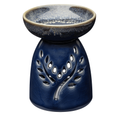 Keramická aromalampa na esenciálne oleje BODHI - modrá