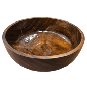 Nádoba z masívu na bylinný kúpeľ nôh pre Thajskú masáž