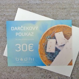 Darčekový poukaz v hodnote 30 €