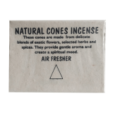 Vonné kužele AMBER Natural Cones Incense