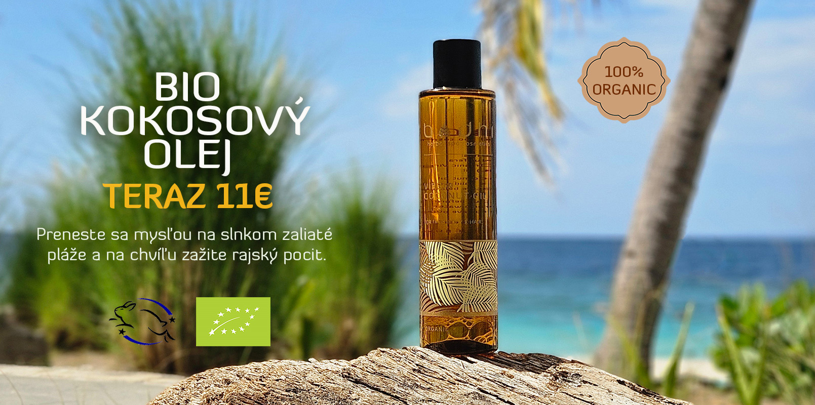 Bio Kokosový olej - Top seller na leto