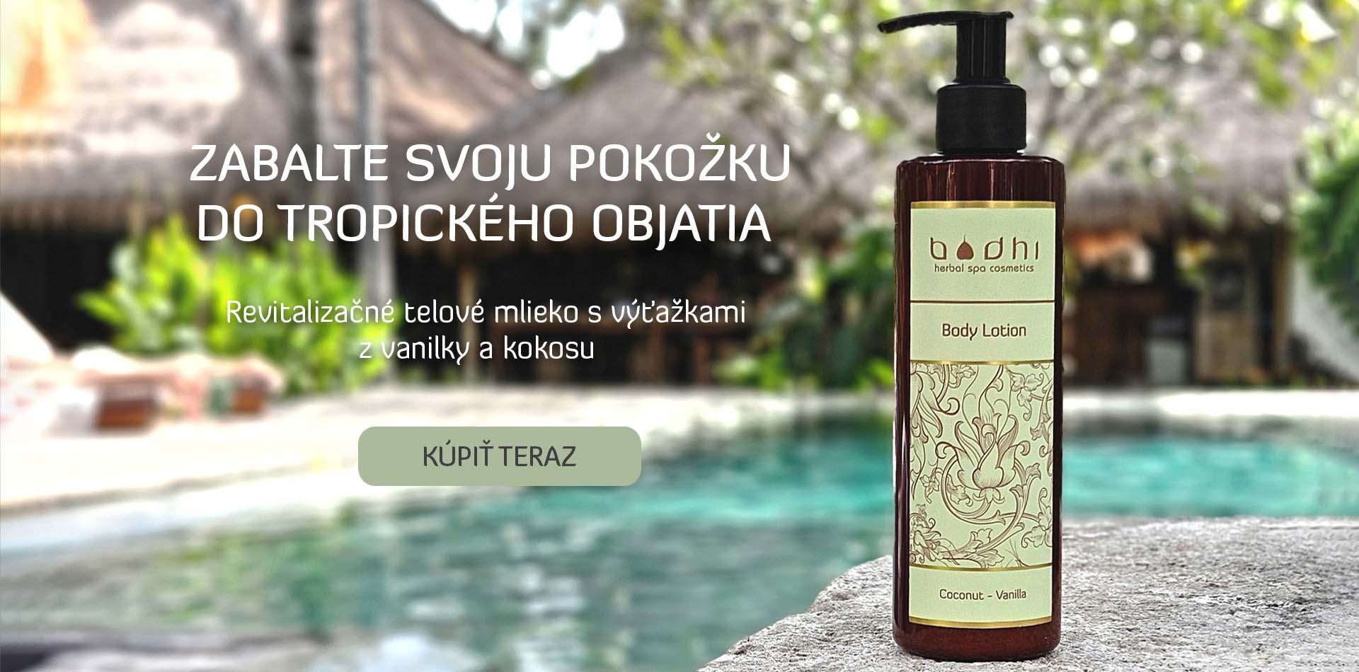 Zvlhčujúce telové mlieko Kokos a Vanilka