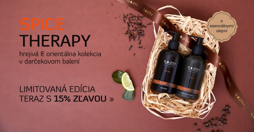 Spice therapy - Limitovaná edícia prírodnej kozmetiky